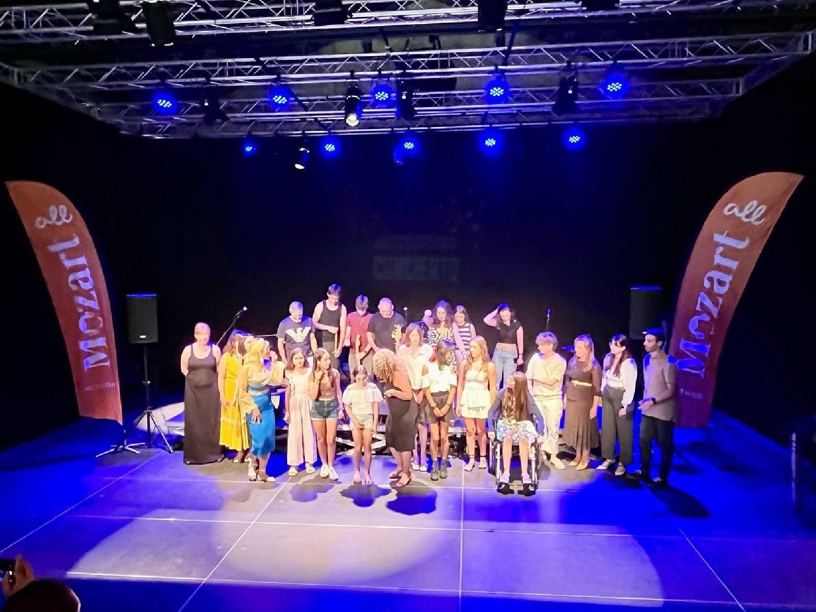 Espectacular concierto de nuestra sección moderna