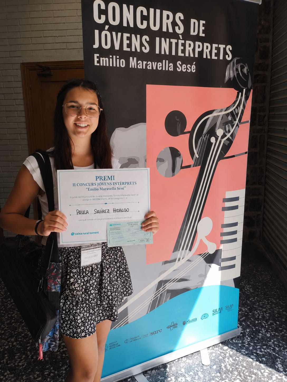 Paula Suárez, alumna de flauta travesera del Liceu, logra el 2º Premio en el Concurso Emilio Maravilla Sesé de Torrent